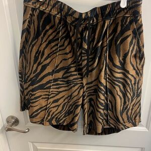 Tom Ford Zebra Print Men's Flat Front Shorts